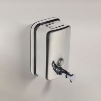Диспенсер для жидкого мыла Bath Plus 0,5л, нержавеющая сталь, хром 2802