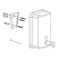 Диспенсер для жидкого мыла Bath Plus 0,5л, нержавеющая сталь, хром 2802