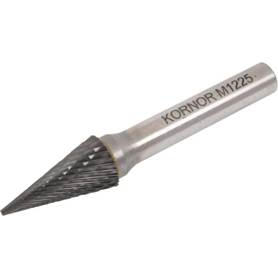 Борфреза коническая (тип M; 12х25 мм; хвостовик 8 мм) KORNOR 432122508