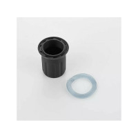 Смеситель для кухни СоюзКран выдвижной излив 40 см., керамический картридж 35 мм., нержавеющая сталь SS01-E132 567-093