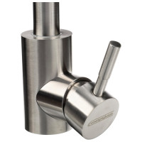 Смеситель для кухни СоюзКран поворотный излив 30 см., керамический картридж 35 мм., нержавеющая сталь SS01-G132 567-091