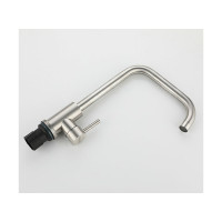 Смеситель для кухни СоюзКран поворотный излив 30 см., керамический картридж 35 мм., нержавеющая сталь SS01-G132 567-091