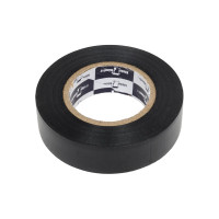 Изолента Klebebander ПВХ, 19 мм х 20 м, 130 мкм, 4 Кв, чёрная, Klebebänder 122311