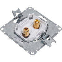 Аудиорозетка Systeme Electric AtlasDesign Бел двухместная SE ATN000187
