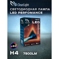 Комплект ламп Clearlight LED Performance H4 7500 lm 6000K, 2 шт. CLPFMLEDH4-2