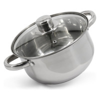 Кастрюля Pomi d'Oro с крышкой 20 см, 3 л P595725 Laura