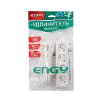 Удлинитель Engy Эконом 3 метра, 4 розетки 186714