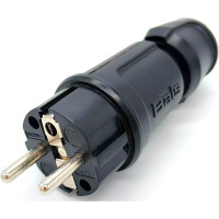 Вилка Bals Schuko 16A 3p 250V IP44 черный MULTI-GRIP 1 шт. 7372-b