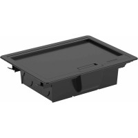 Напольный лючок DKC RAL 9005 12 модулей, черный 88012