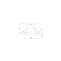 Встраиваемый светильник Elektrostandard 15273 LED 5W 4200K черный a056033