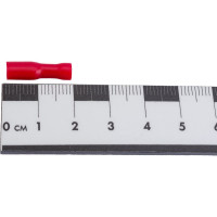 Плоский разъем TDM ELECTRIC РППИ-М 1,25-110 красный, мама, полностью изолированный, 50 штук SQ0546-0001