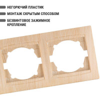 5-постовая рамка TDM ELECTRIC горизонтальная, сосна Лама SQ1815-0337