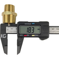 Ниппель переходной пневмо 3/4" НР X 1/2" НР, 5 шт HG 1644781