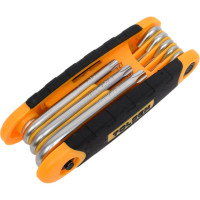 Набор шестигранников TOLSEN TORX трансформер 8 предметов 20069