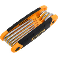 Набор шестигранников TOLSEN TORX трансформер 8 предметов 20069