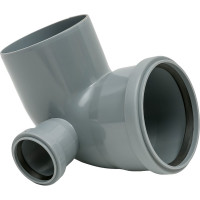 Универсальный отвод VALFEX 110/50x87.5, правый, внутренняя канализация 23122150