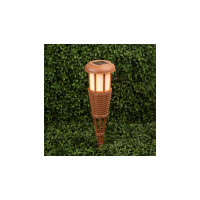 Садовый светильник ЭРА ERASF22-35 Факел бамбук, на солнечной батарее, 90 см, Б0053383