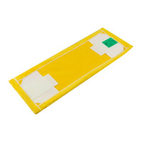 Плоский моп NV микрофибра, 40 см, желтый, крепление карман и ухо MF-M-40-Y/C