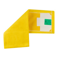 Плоский моп NV микрофибра, 40 см, желтый, крепление карман и ухо MF-M-40-Y/C