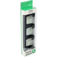 Планка с 4 крючками FIXSEN черный FX-805B-4