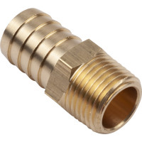 Разъем 1/2" внешняя резьба - "елочка" 17мм, латунь, в блистере AV Steel AV-700319B