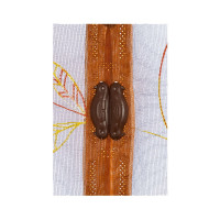 Антимоскитная сетка с вышивкой на магнитах Рыжий кот Капутомоскито 100х210 см 103715