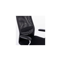 Офисное кресло BRABIX Flight EX-540, хром, ткань TW, сетка, черное 532515