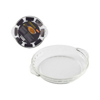 Форма для выпечки Mallony CAMILLA 1 л, круглая, с ручками, из боросиликатного стекла 103632