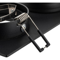 Встраиваемый потолочный светильник RITTER Artin, 2хGU5.3, 175х94х25мм, алюминий, черный 51426 8