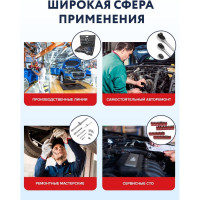 Набор инструментов Forsage 216пр. 1/4", 3/8", 1/2" 6гр. 4-32мм F-38841/Premium/(16625)