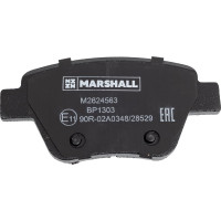 Тормозные колодки дисковые задние Audi A3 8P 10-, Skoda Octavia II A5 04-, VW Golf VI 08- MARSHALL M2624563