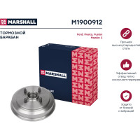 Барабан тормозной задний Ford Fiesta IV, V 95-/Fusion 02-, Mazda 2 I DY 03- MARSHALL M1900912
