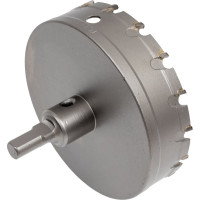 Коронка по металлу 100 мм с пластинами ВК8 WOLFSTAR cw00056