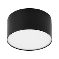 Накладной светильник со светодиодами FERON 20W, 1400Lm, черный (4000К), AL200 Simple matte, 48077