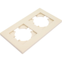 Рамка GGUSI Electric City 2-местная, цвет бежевый C1112-003