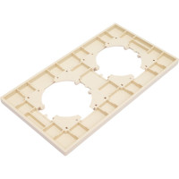 Рамка GGUSI Electric City 2-местная, цвет бежевый C1112-003