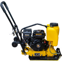 Бензиновая виброплита Masalta Dinking DK168, 6,5 л.с., 62 кг, бак, колеса, рама, коврик, MSR60-2 ВИБ172