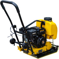 Бензиновая виброплита Masalta Dinking DK168, 6,5 л.с., 62 кг, бак, колеса, рама, коврик, MSR60-2 ВИБ172