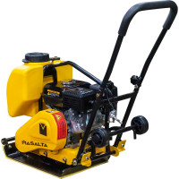 Бензиновая виброплита Masalta Dinking DK168, 6,5 л.с., 62 кг, бак, колеса, рама, коврик, MSR60-2 ВИБ172