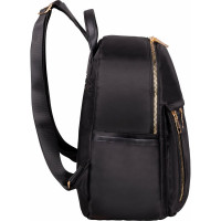 Женский рюкзак BRAUBERG PODIUM, нейлон, черный, 30x26x12см, 270814