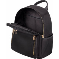 Женский рюкзак BRAUBERG PODIUM, нейлон, черный, 30x26x12см, 270814
