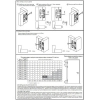 Скрытая петля для компланарных дверей MORELLI HH-18 SC, цвет - матовый хром 9011534