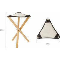 Складной стул художника из бука BRAUBERG ART CLASSIC 33x29x51 см, лакированный, хлопок 192258