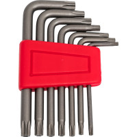 Набор Г-образных звездочек с отверстием Т10-Т40 7предметов FORCE 5071T