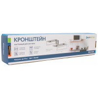 Настенный кронштейн для СВЧ Eurokitchen вылет 365 мм, максимальная нагрузка 35 кг, черный MW104B