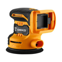 Эксцентриковая аккумуляторная шлифмашина DEKO DKCG20-125, 20В, 1х2.0 Ач 063-4022