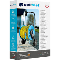 Тележка для шланга 60 м, 1/2” Cellfast ALUPLUS 55-260