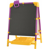 Растущий мольберт для мела/магнитно-маркерный BRAUBERG NIKA KIDS, сиреневый 53x46 см 238050