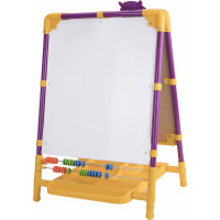 Растущий мольберт для мела/магнитно-маркерный BRAUBERG NIKA KIDS, сиреневый 53x46 см 238050