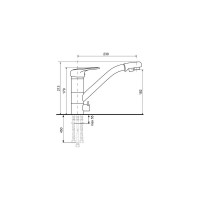 Cмеситель ULGRAN Quartz UQ-010-04